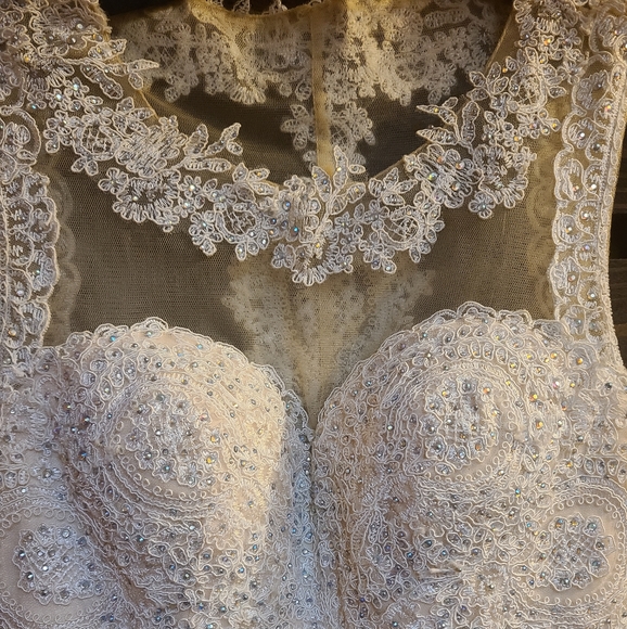 Cecily Brown Wedding/Prom Floor Length Formal Dress. Size 0 - Picture 9 of 13